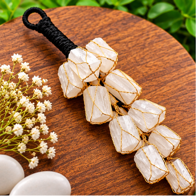 Selenite Door Hanger