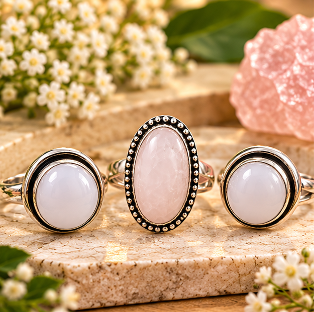 Rose Quartz Ring