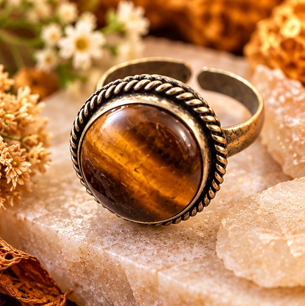 Tiger Eye Ring