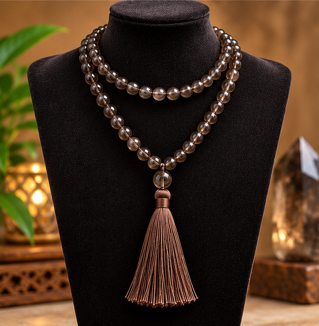 Smoky Quartz Mala