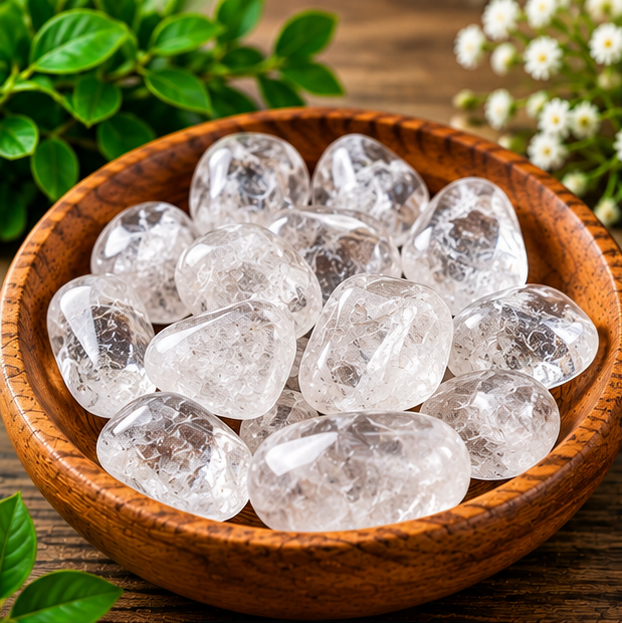 Clear Quartz Tumbled Stones