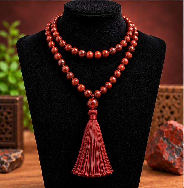 Red Jasper Mala