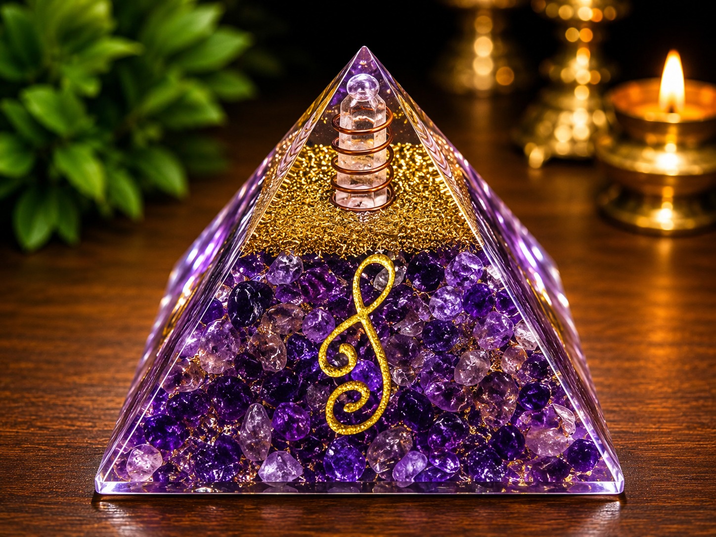Amethyst Organ Pyramid