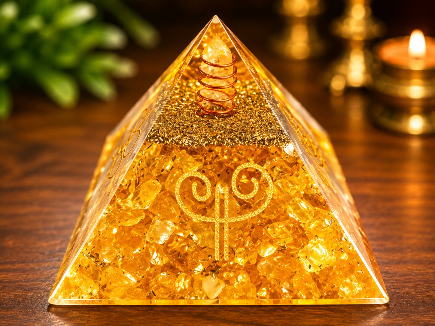 Citrine Organ Pyramid