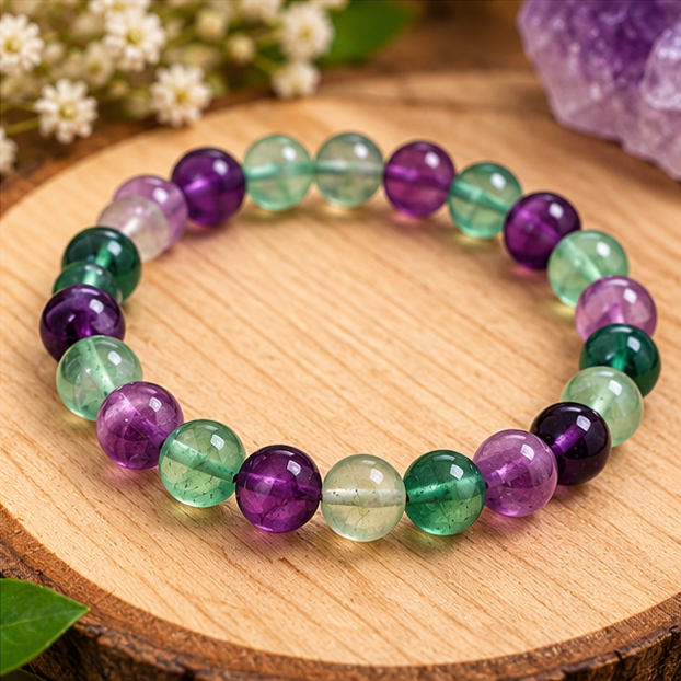 Multi Fluorite Bracelet