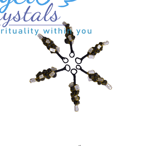 Selenite & Black Tourmaline Door Hanger - Image 2