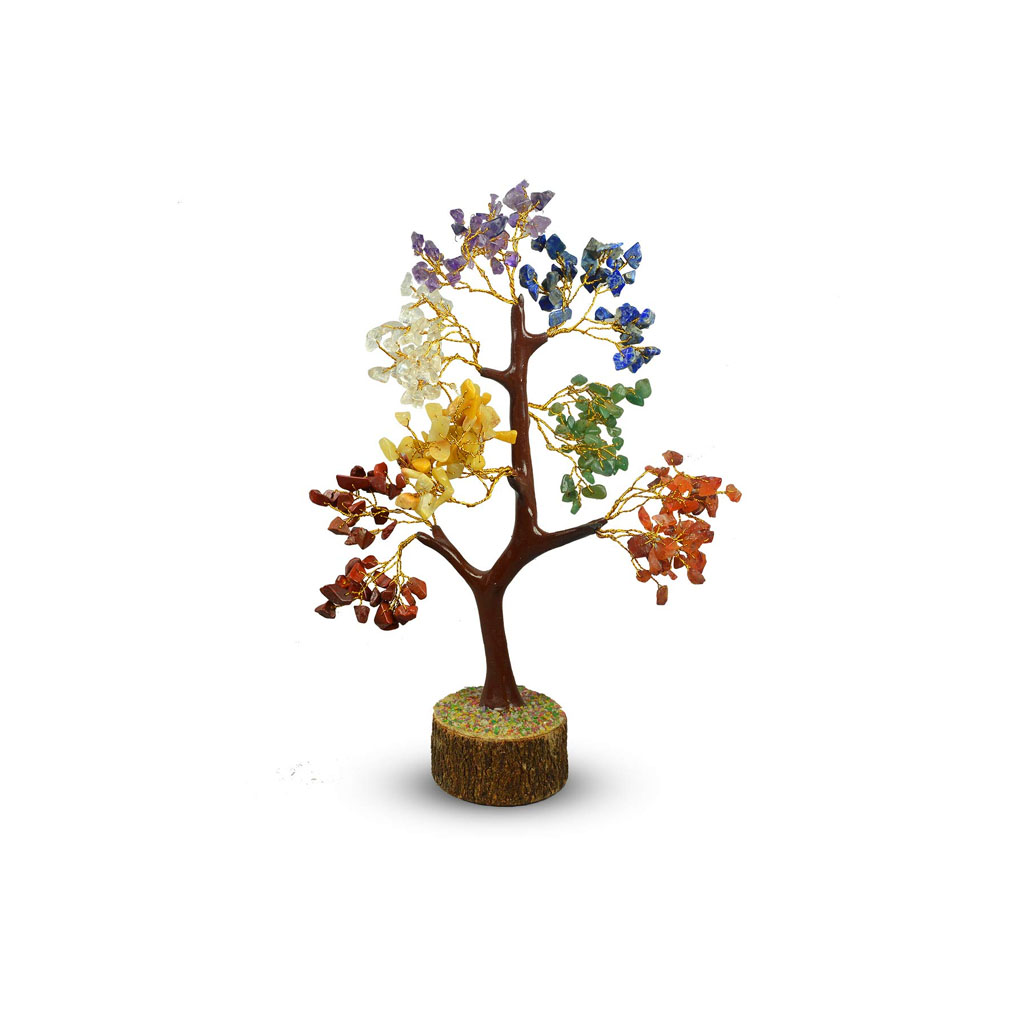 Seven Chakra Crystal Tree