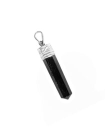 Black Tourmaline Pencle Pendant